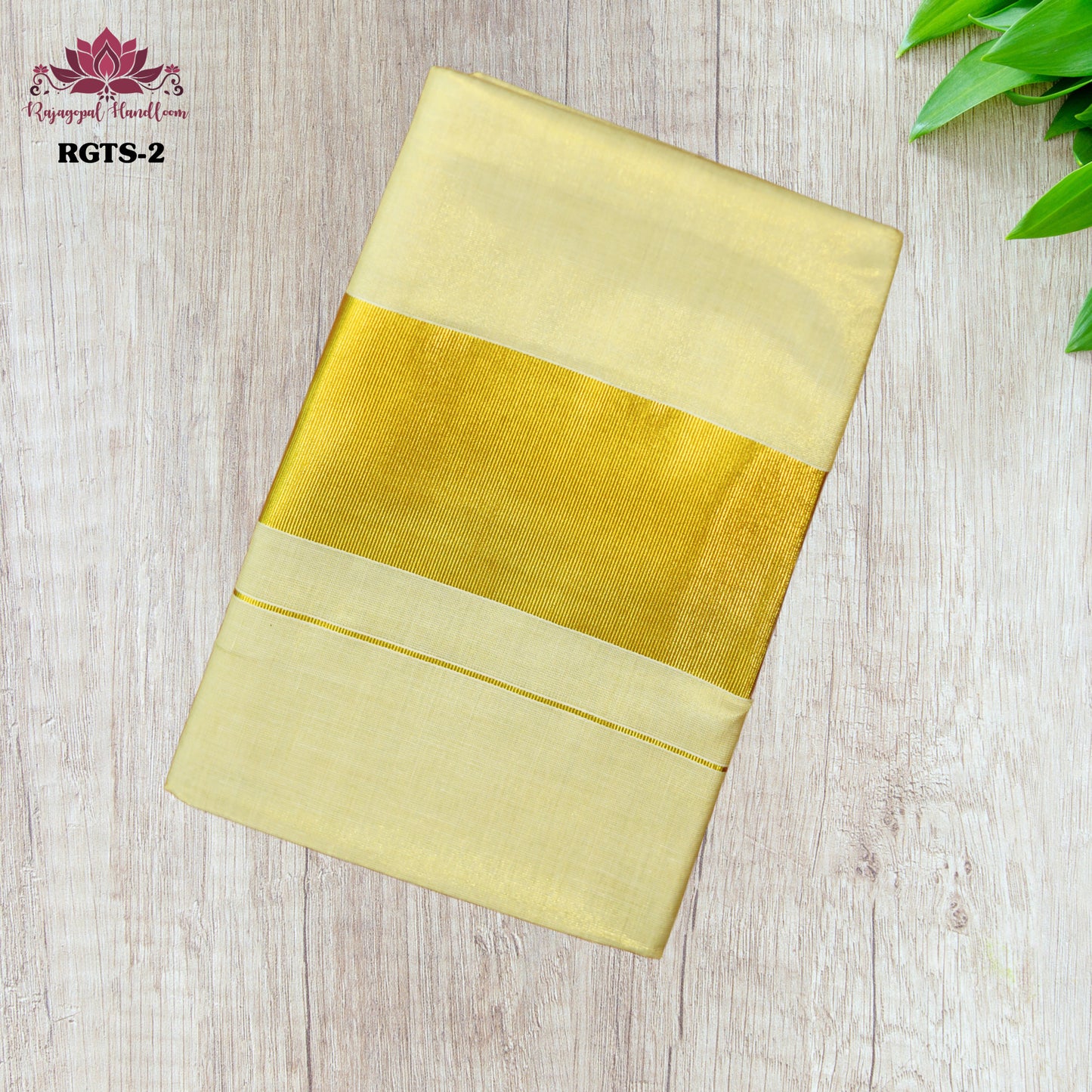 kerala Tissue saree 3x4 border