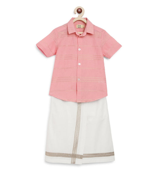 Boys shirt and mundu combo