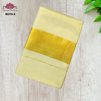 kerala Tissue saree 3x4 border