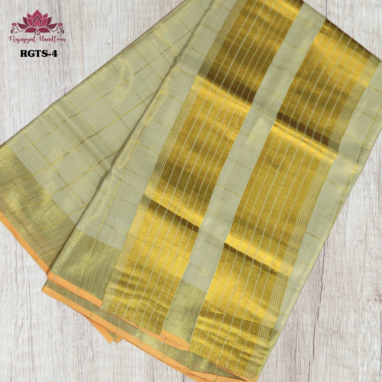 Jegadish 1.5 Ponthu Check Saree