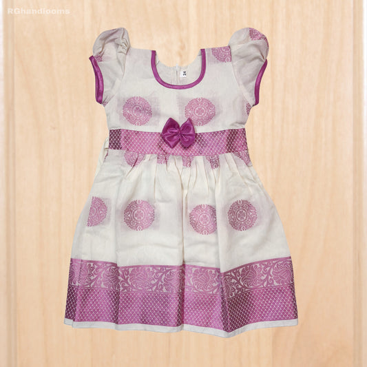 Pink colour Kids Frock