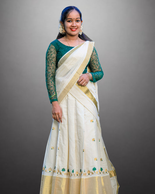 Kerala Traditional Half Saree